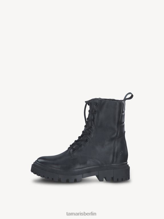 de Tamaris Frauen Lederstiefelette - schwarz/schwarzes Leder 0LHV464 Schuhe