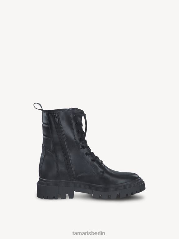 de Tamaris Frauen Lederstiefelette - schwarz/schwarzes Leder 0LHV464 Schuhe