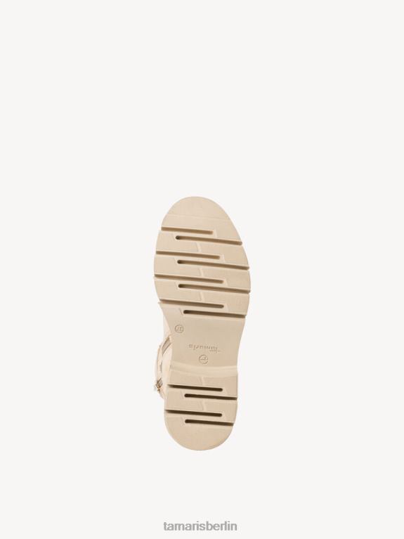 de Tamaris Frauen Lederstiefelette - schwarzes Warmfutter/beige 0LHV418 Schuhe