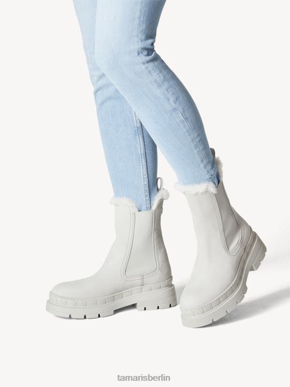 de Tamaris Frauen Lederstiefelette - schwarzes Warmfutter/grau 0LHV41063 Schuhe
