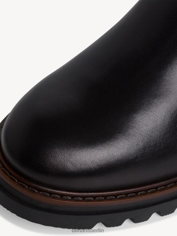 de Tamaris Frauen Lederstiefelette - schwarzes Warmfutter/schwarz 0LHV41752 Schuhe