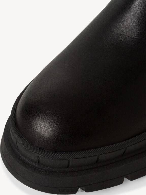 de Tamaris Frauen Lederstiefelette - schwarzes Warmfutter/schwarzes Leder 0LHV41015 Schuhe