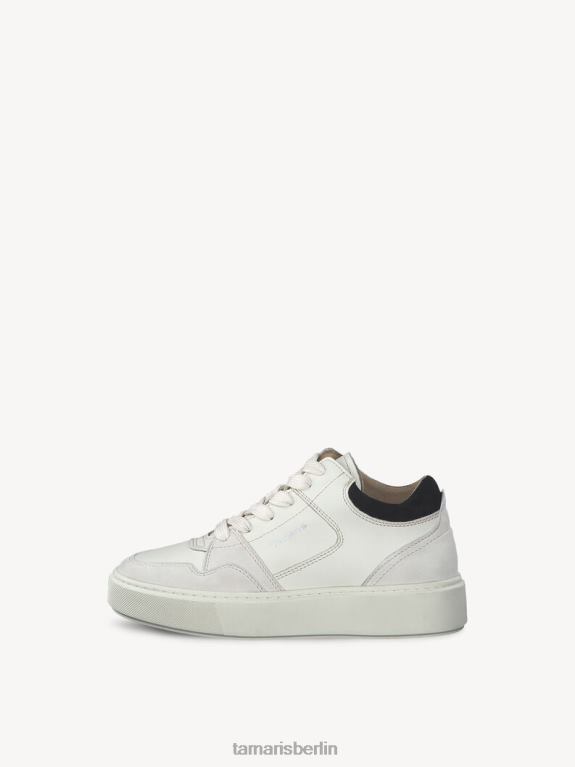 de Tamaris Frauen Ledersneaker - Beige/Elfenbein 0LHV4199 Schuhe