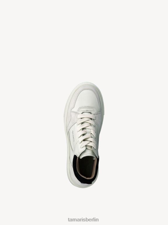 de Tamaris Frauen Ledersneaker - Beige/Elfenbein 0LHV4199 Schuhe