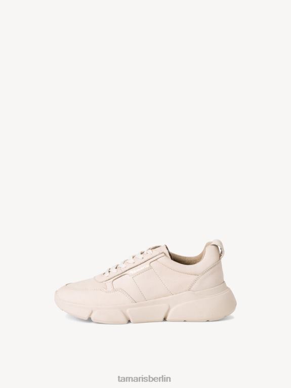 de Tamaris Frauen Ledersneaker - Beige/Elfenbein 0LHV42355 Schuhe