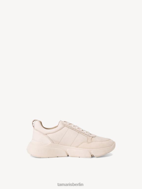 de Tamaris Frauen Ledersneaker - Beige/Elfenbein 0LHV42355 Schuhe
