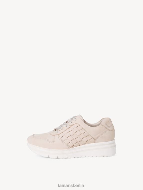 de Tamaris Frauen Ledersneaker – Beige/Elfenbein Nubuk 0LHV41910 Schuhe