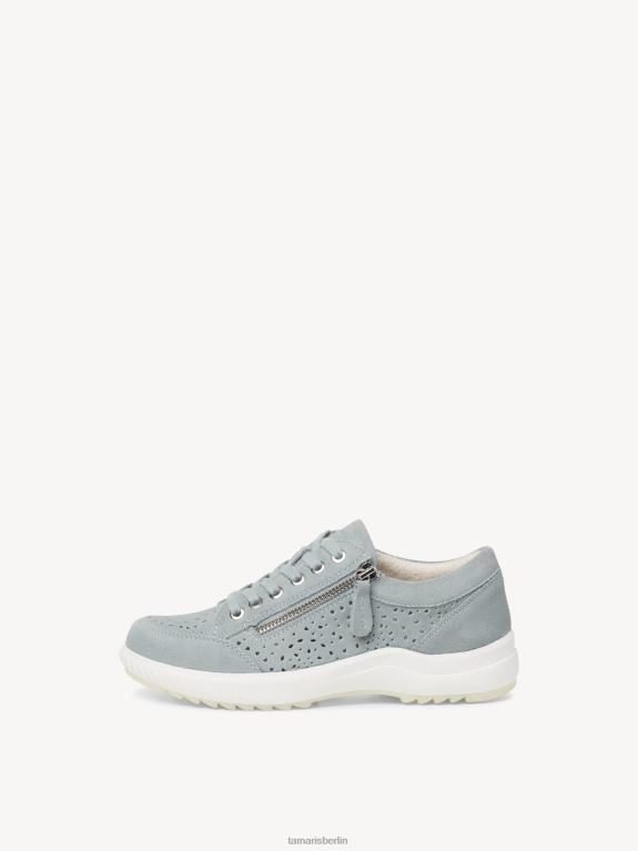 de Tamaris Frauen Ledersneaker – Blau/Himmel 0LHV41017 Schuhe