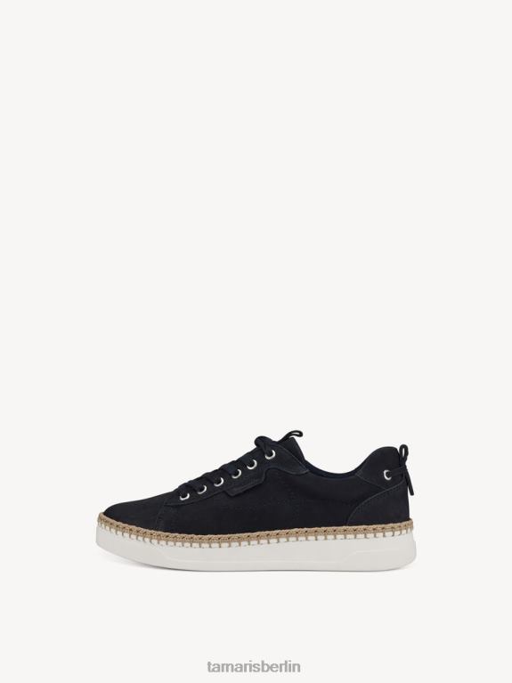 de Tamaris Frauen Ledersneaker – Blau/Marine 0LHV41481 Schuhe