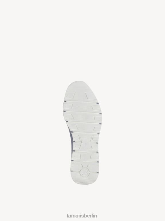 de Tamaris Frauen Ledersneaker – Blau/Sky Pearl 0LHV4175 Schuhe