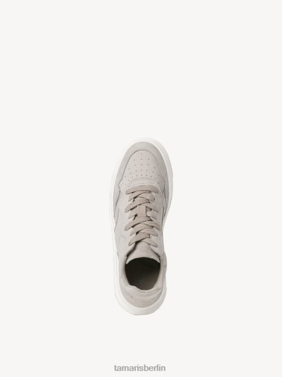 de Tamaris Frauen Ledersneaker - Grau/Hellgrau 0LHV41002 Schuhe