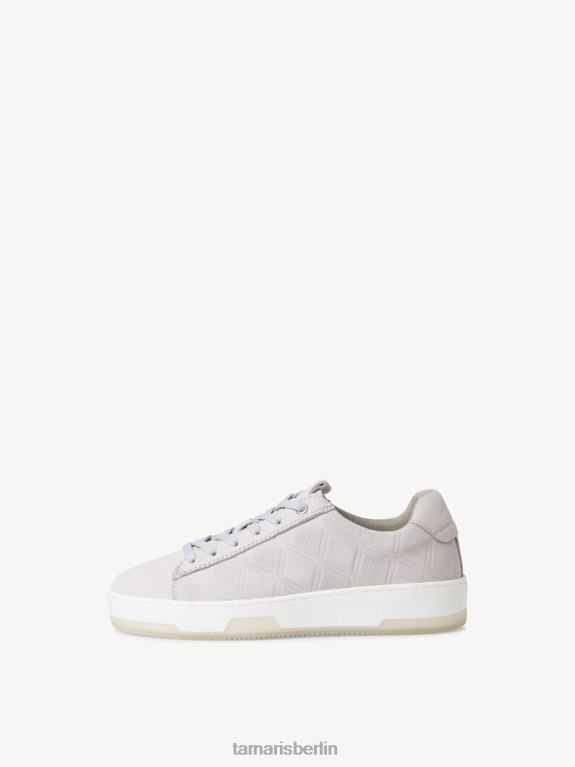 de Tamaris Frauen Ledersneaker – Grau/Softgrau 0LHV41012 Schuhe