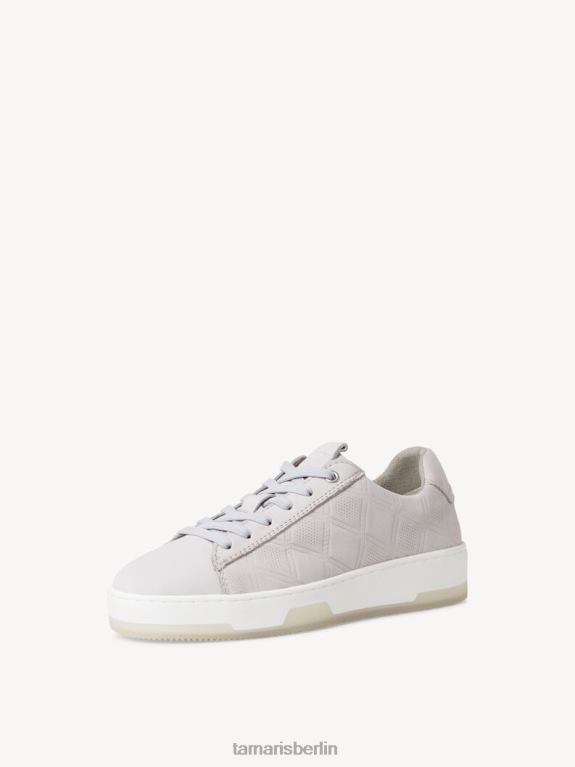 de Tamaris Frauen Ledersneaker – Grau/Softgrau 0LHV41012 Schuhe