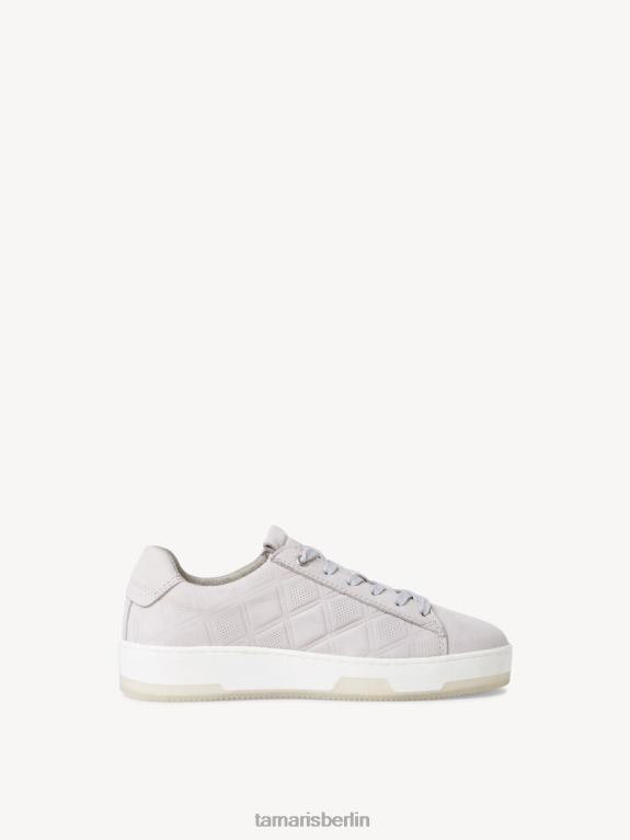 de Tamaris Frauen Ledersneaker – Grau/Softgrau 0LHV41012 Schuhe