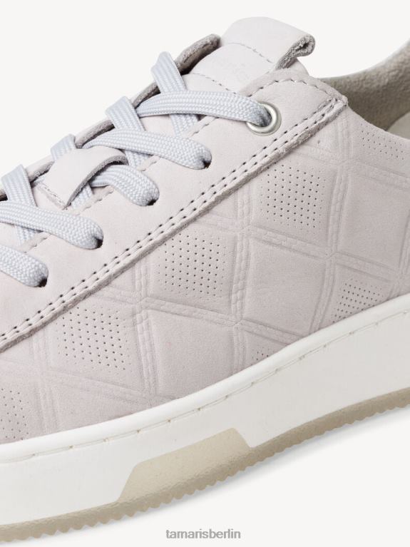 de Tamaris Frauen Ledersneaker – Grau/Softgrau 0LHV41012 Schuhe
