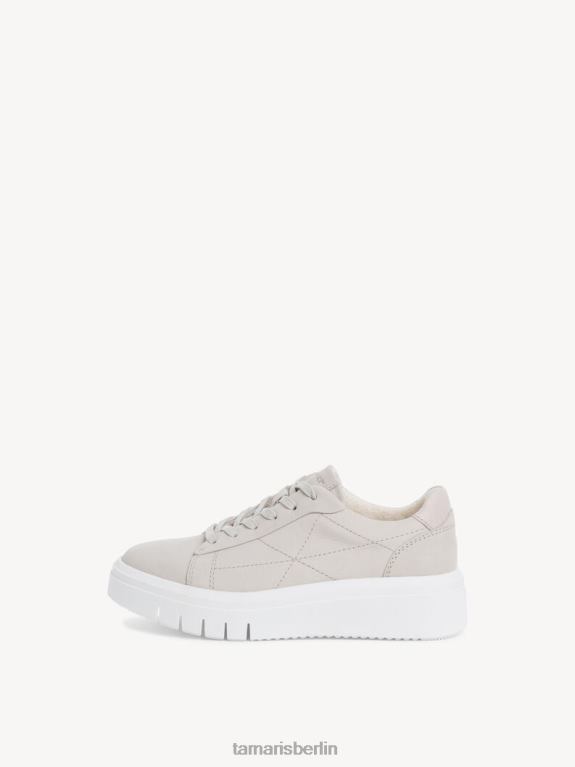 de Tamaris Frauen Ledersneaker - Weiß/Offwhite 0LHV4533 Schuhe