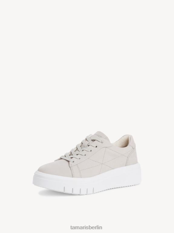 de Tamaris Frauen Ledersneaker - Weiß/Offwhite 0LHV4533 Schuhe