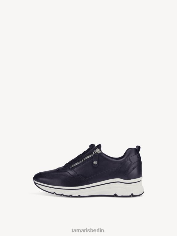 de Tamaris Frauen Ledersneaker - blau/navy uni 0LHV42046 Schuhe