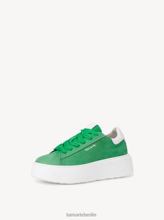 de Tamaris Frauen Ledersneaker - grün 0LHV4634 Schuhe