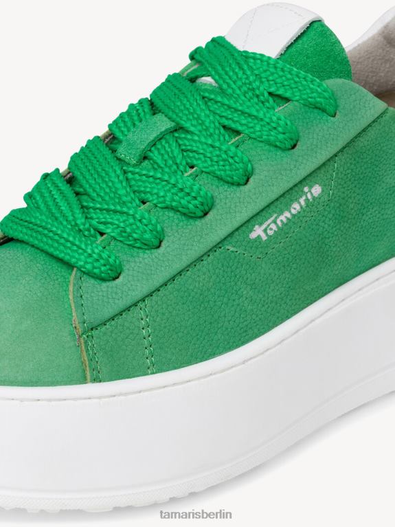de Tamaris Frauen Ledersneaker - grün 0LHV4634 Schuhe