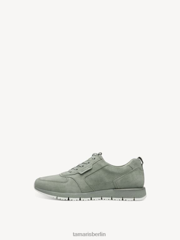 de Tamaris Frauen Ledersneaker – grünes/olivgrünes Wildleder 0LHV4707 Schuhe
