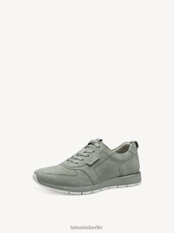 de Tamaris Frauen Ledersneaker – grünes/olivgrünes Wildleder 0LHV4707 Schuhe