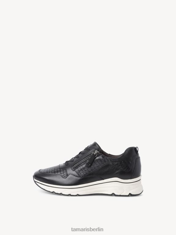 de Tamaris Frauen Ledersneaker - schwarz 0LHV42297 Schuhe