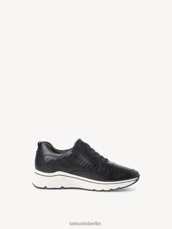 de Tamaris Frauen Ledersneaker - schwarz 0LHV42297 Schuhe