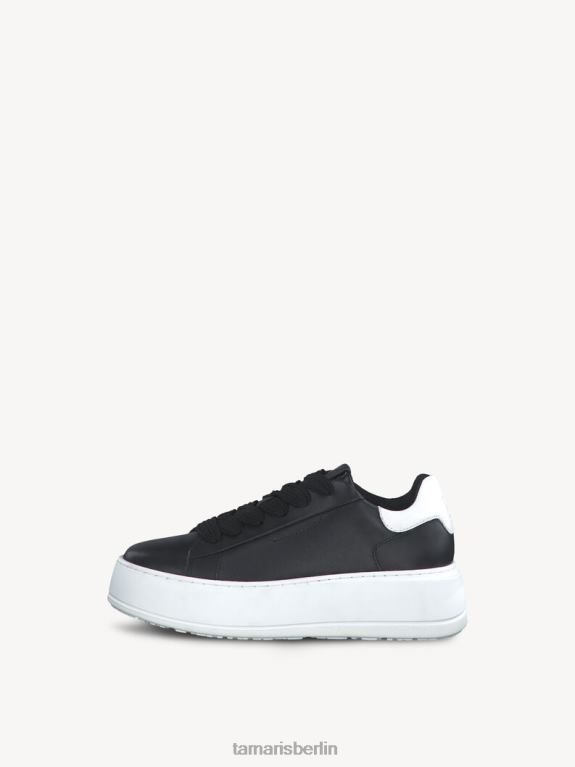 de Tamaris Frauen Ledersneaker – schwarz/schwarzes Leder 0LHV41542 Schuhe
