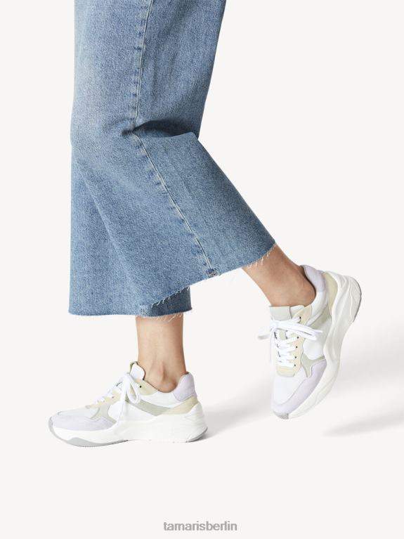 de Tamaris Frauen Ledersneaker - weiß 0LHV42218 Schuhe