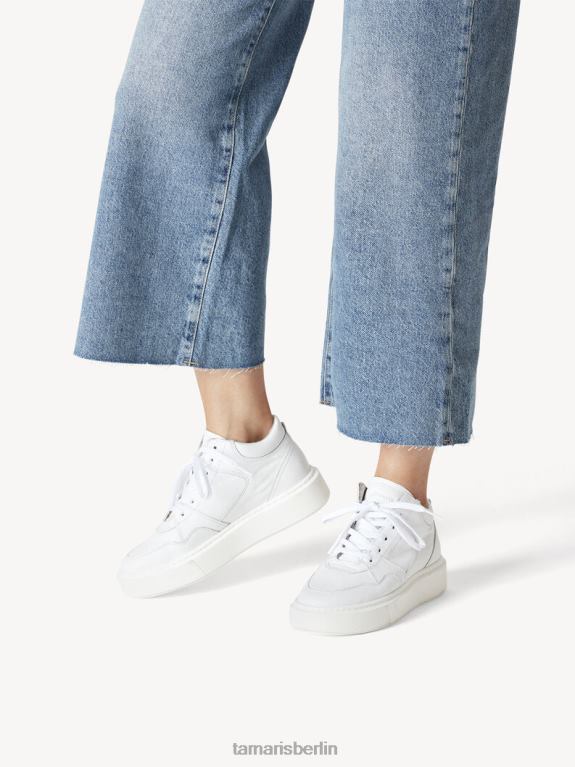 de Tamaris Frauen Ledersneaker - weiß 0LHV42232 Schuhe