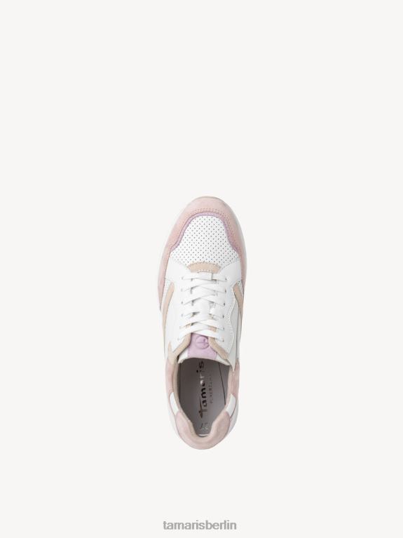 de Tamaris Frauen Ledersneaker - weiß/weiß 0LHV42196 Schuhe