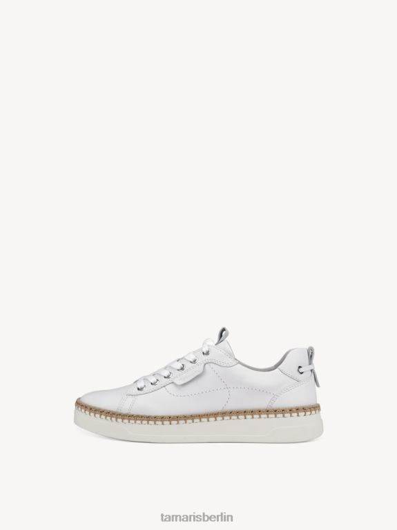 de Tamaris Frauen Ledersneaker – weiß/weißes Leder 0LHV41373 Schuhe