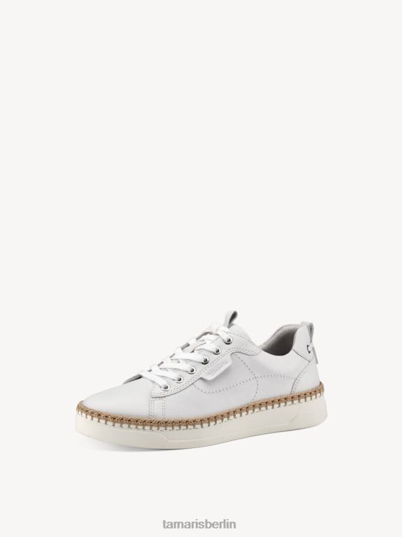 de Tamaris Frauen Ledersneaker – weiß/weißes Leder 0LHV41373 Schuhe