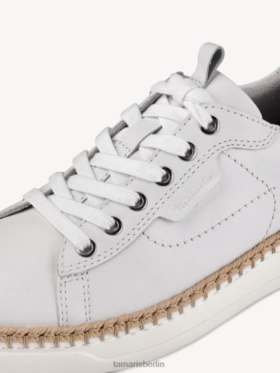 de Tamaris Frauen Ledersneaker – weiß/weißes Leder 0LHV41373 Schuhe