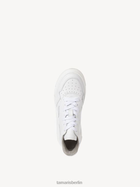 de Tamaris Frauen Ledersneaker – weiß/weißes Leder 0LHV41682 Schuhe