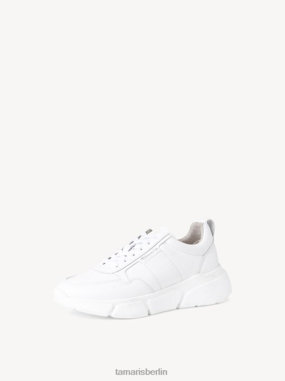 de Tamaris Frauen Ledersneaker – weiß/weißes Leder 0LHV42349 Schuhe