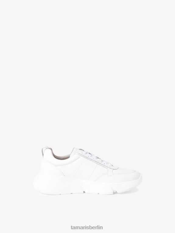 de Tamaris Frauen Ledersneaker – weiß/weißes Leder 0LHV42349 Schuhe