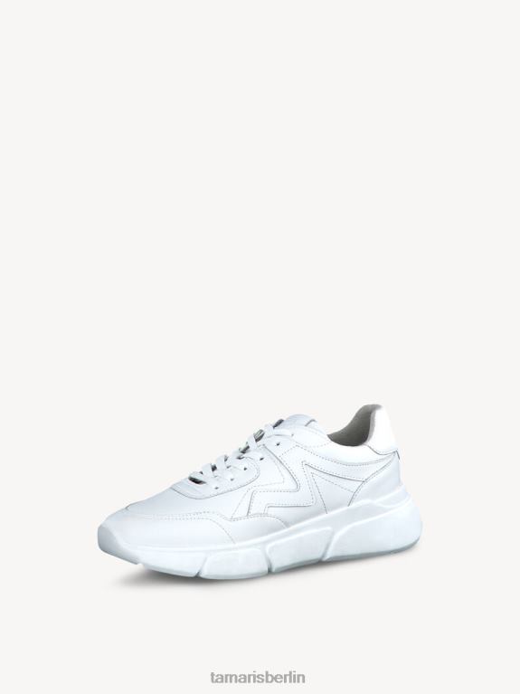de Tamaris Frauen Ledersneaker – weiß/weißes Leder 0LHV4249 Schuhe