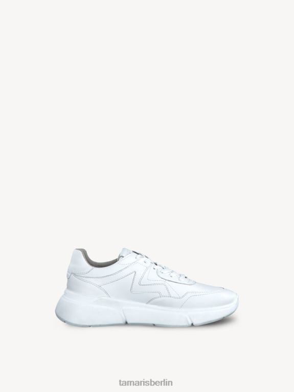 de Tamaris Frauen Ledersneaker – weiß/weißes Leder 0LHV4249 Schuhe