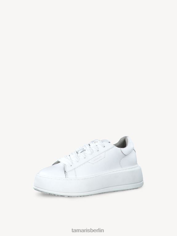 de Tamaris Frauen Ledersneaker – weiß/weißes Leder 0LHV4993 Schuhe