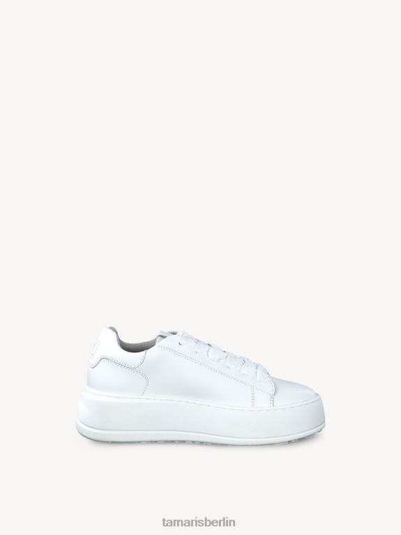 de Tamaris Frauen Ledersneaker – weiß/weißes Leder 0LHV4993 Schuhe