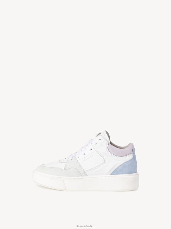 de Tamaris Frauen Ledersneaker – weiß/weiß gekämmt 0LHV42005 Schuhe