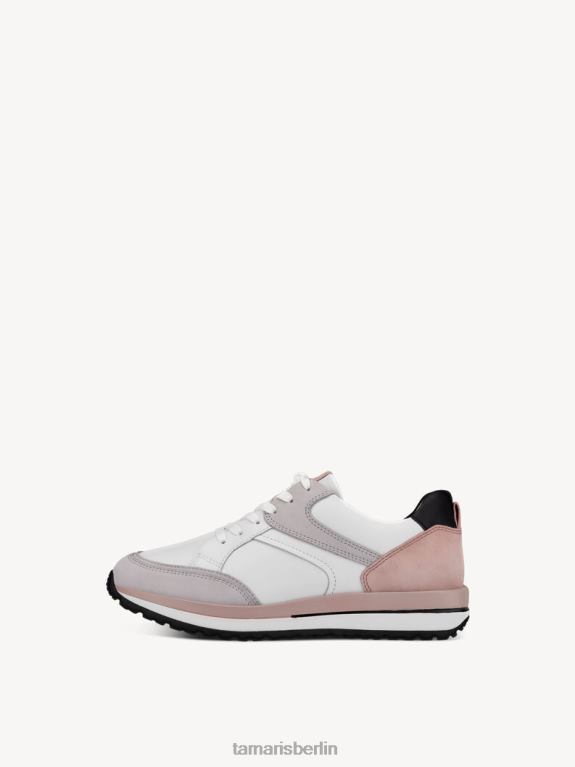 de Tamaris Frauen Ledersneaker – weiß/weiß gekämmt 0LHV4706 Schuhe