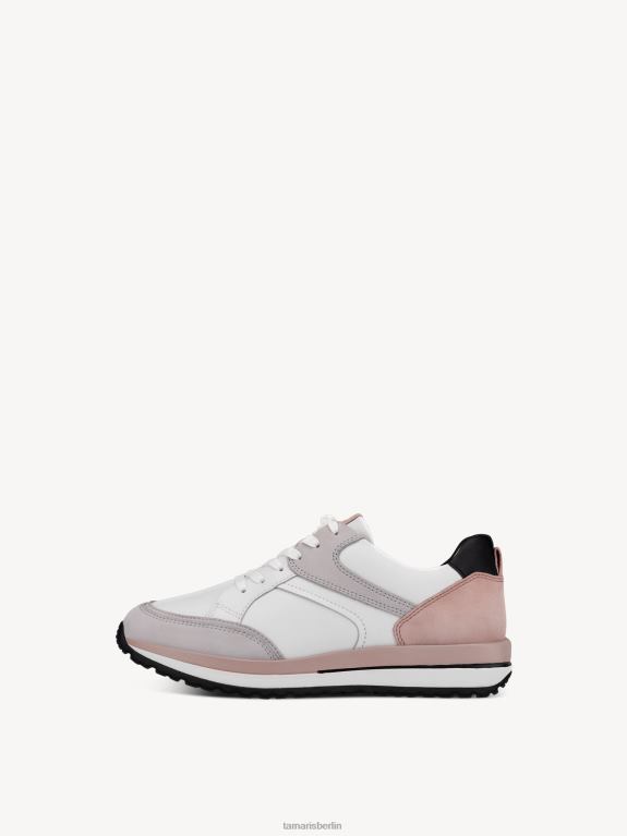 de Tamaris Frauen Ledersneaker – weiß/weiß gekämmt 0LHV4706 Schuhe