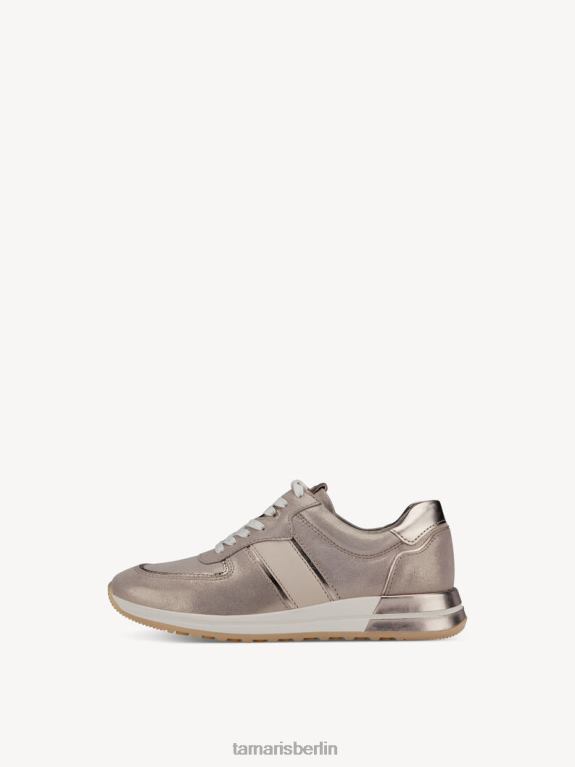 de Tamaris Frauen Sneaker - Beige/Champagner-Kamm 0LHV4708 Schuhe