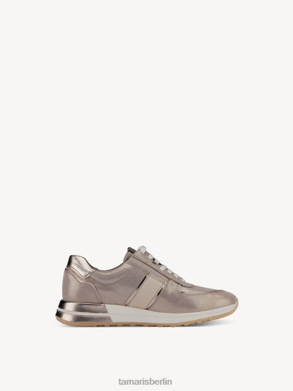 de Tamaris Frauen Sneaker - Beige/Champagner-Kamm 0LHV4708 Schuhe