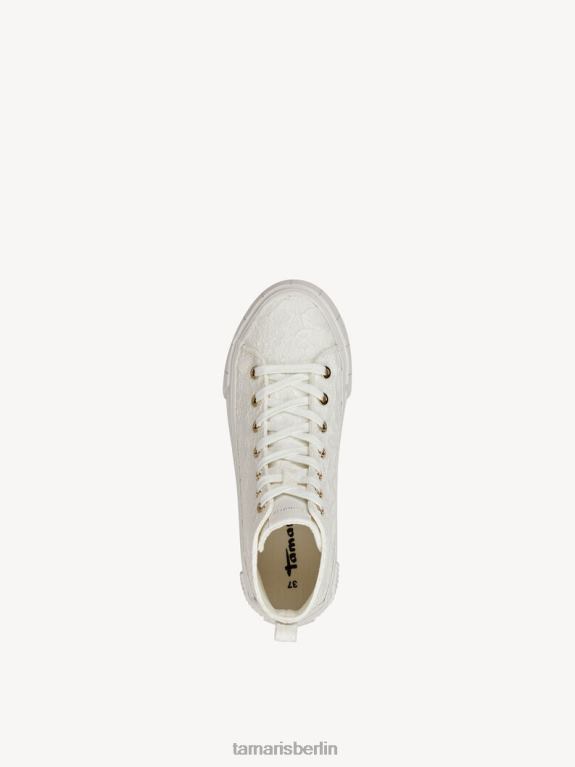 de Tamaris Frauen Sneaker - Beige/Elfenbein Makramee 0LHV4758 Schuhe