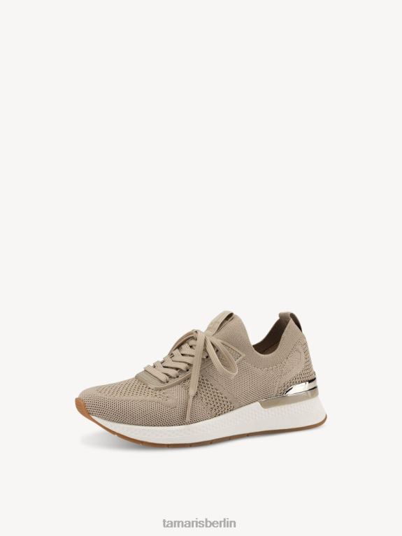 de Tamaris Frauen Sneaker - Beige/Elfenbein-Metallic 0LHV41024 Schuhe