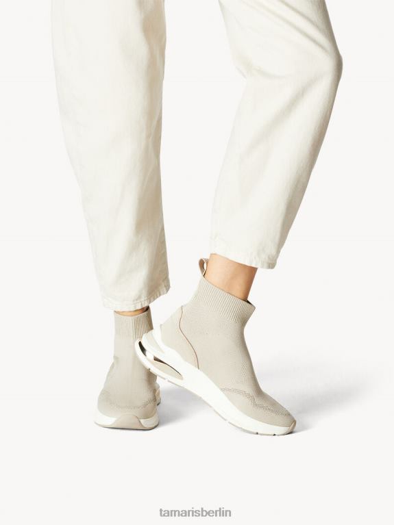 de Tamaris Frauen Sneaker - Beige/Elfenbein-Metallic 0LHV4624 Schuhe